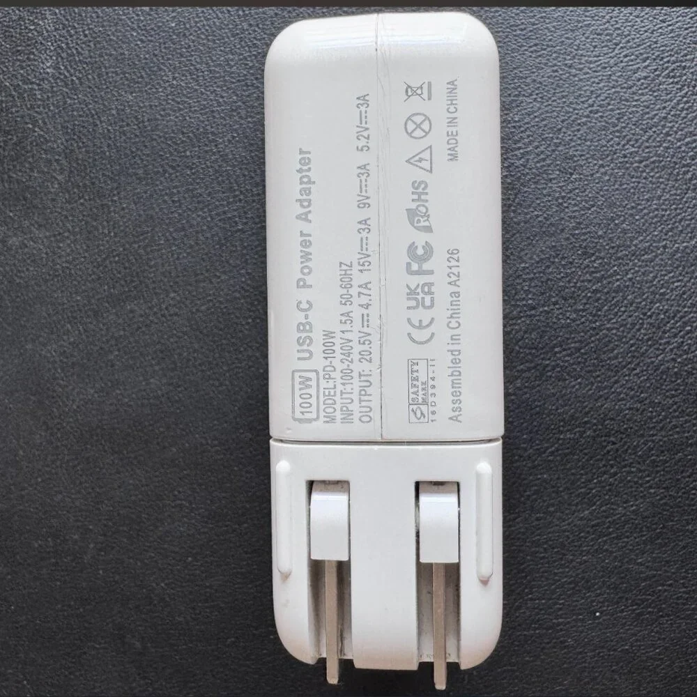 Apple 100W USB-C Power Adapter – MacBook & iPhone Compatible ⚡